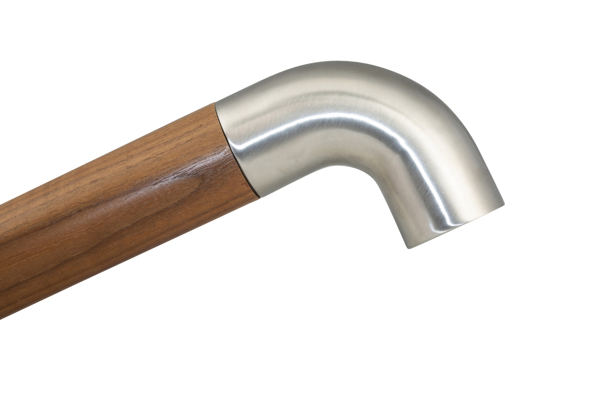 endbogen_angeschraubtSm9Hqi6DIaEKg Finition de main courante coudée à 90° en acier inoxydable - 42 mm