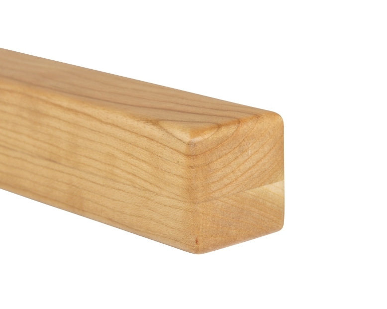 Main courante bois Cerisier - Carrée 45 x 45 mm
