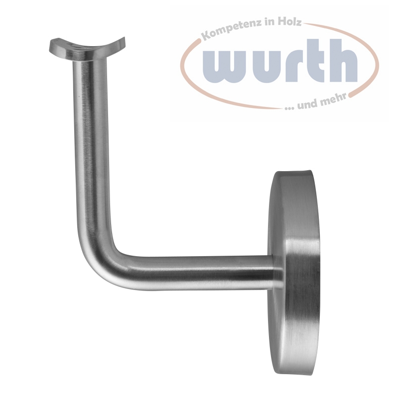 Handlaufhalter 02 mit gerundeter Halteplatte - Set 1