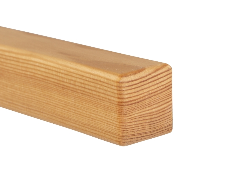 quadratisch-45_45-La-rche Main courante bois Mélèze - Carrée 45 x 45 mm