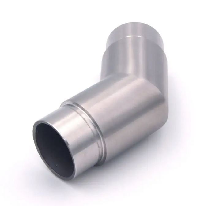 Verbindungsbogen-A2_45-Winkel_1 Coude de liaison à 45 ° en inox - 42 mm