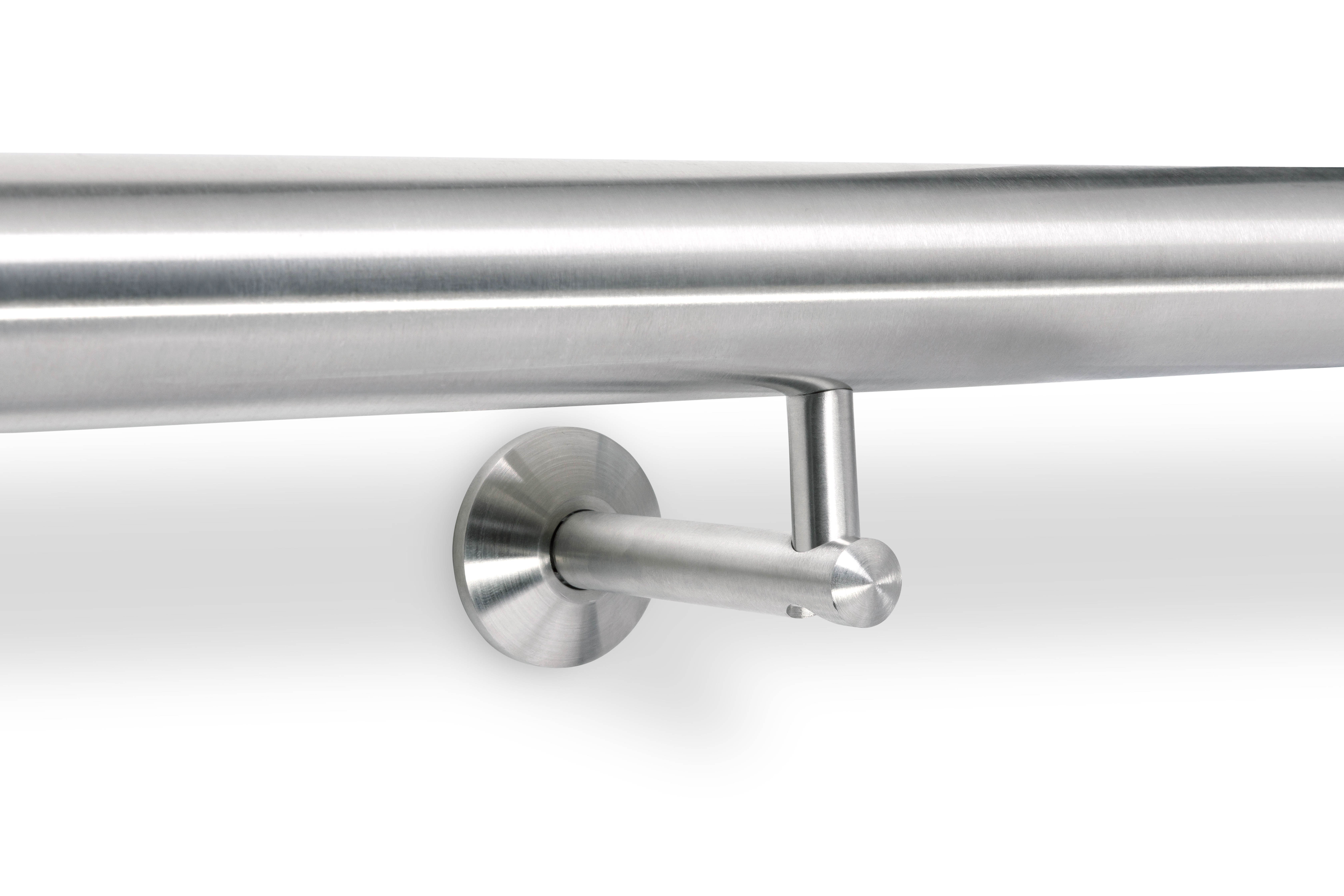 Main courante Acier Inoxydable (A2) ronde, 42,4 mm configurable selon dimensions Main courante Acier Inoxydable (A2) ronde, 42,4 mm configurable selon dimensions