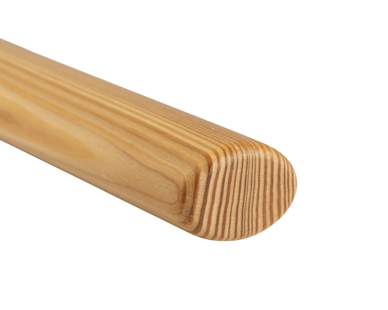 oval-50-35-La-rche Main courante bois Mélèze- ovale 60 x 40 mm