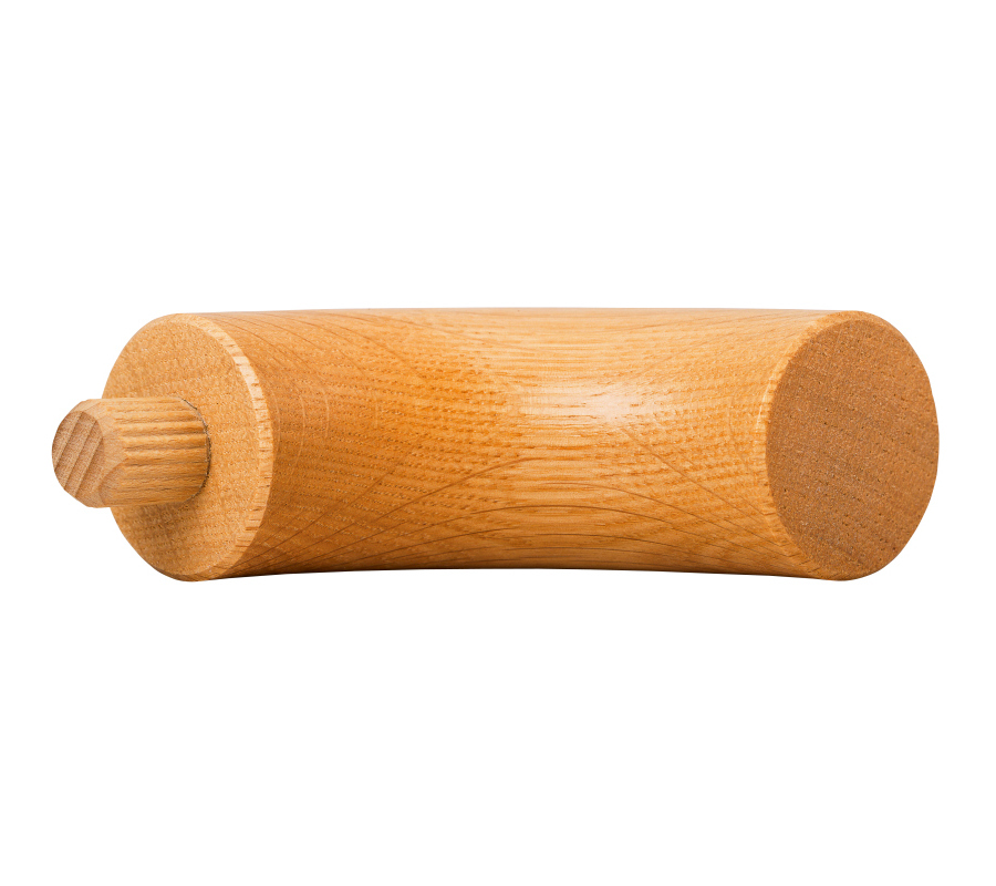 EB-Eiche-frontalQutQzFkEhHMyX Coude de terminaison 90° - Chêne - divers diamètres, pour mains courantes rondes