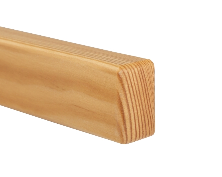 Main courante bois Mélèze - rectangulaire 30 x 50 mm