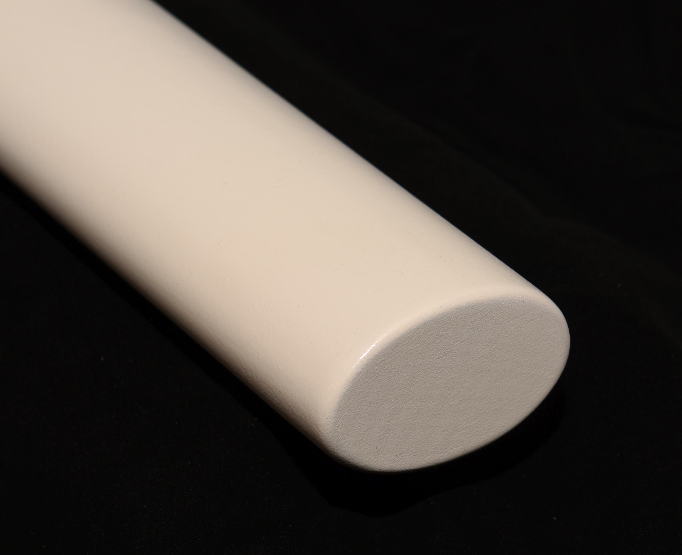 Handlauf oval Buche weiss lackiert