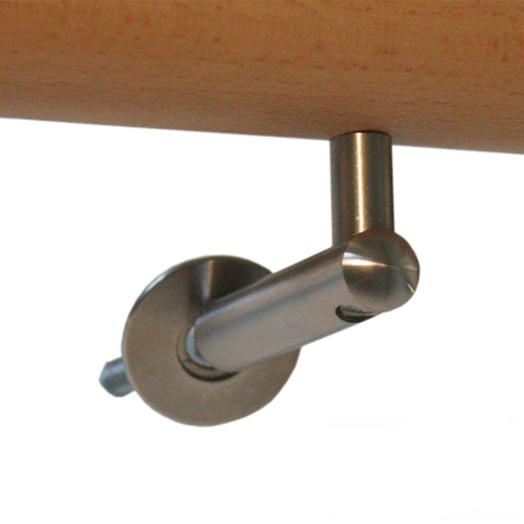 Support de main courante design 05 Noir pour main courante en bois