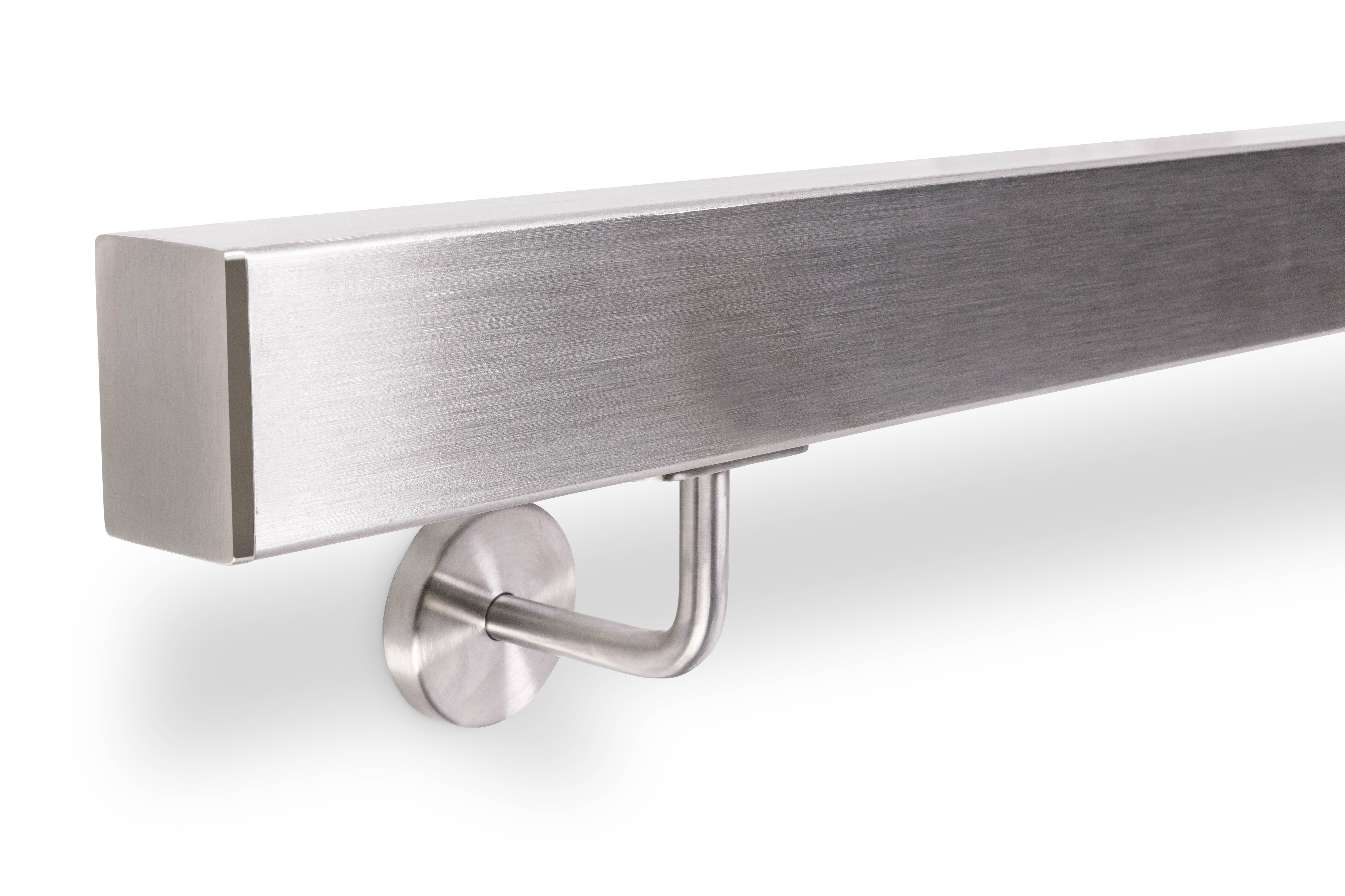 Main courante Acier Inoxydable (A2) rectangulaire , 60 x 40 mm configurable