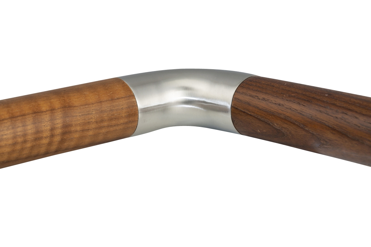 Coude de liaison à 90 ° en inox - 42 mm