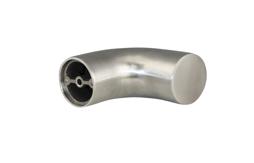 endbogenS4zaefqiBxHQP Finition de main courante coudée à 90° en acier inoxydable - 42 mm