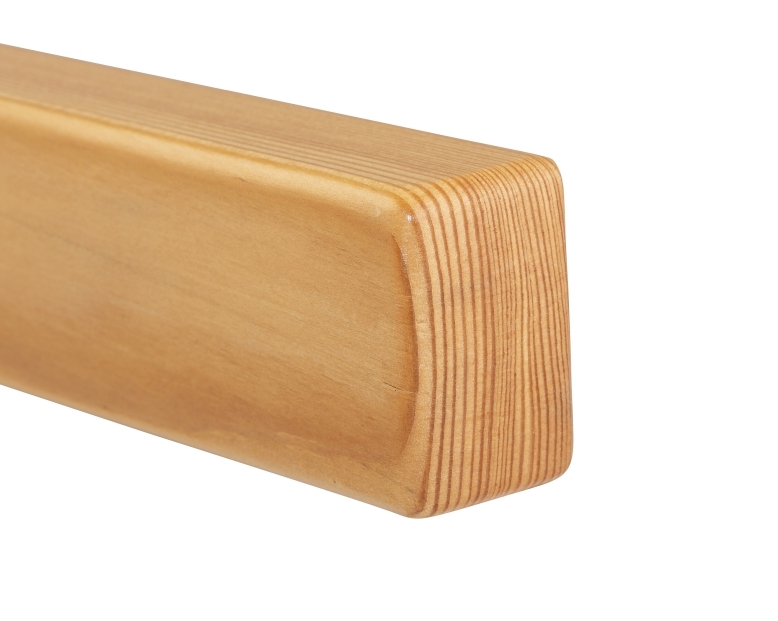 Main courante bois Mélèze - rectangulaire 40 x 60 mm