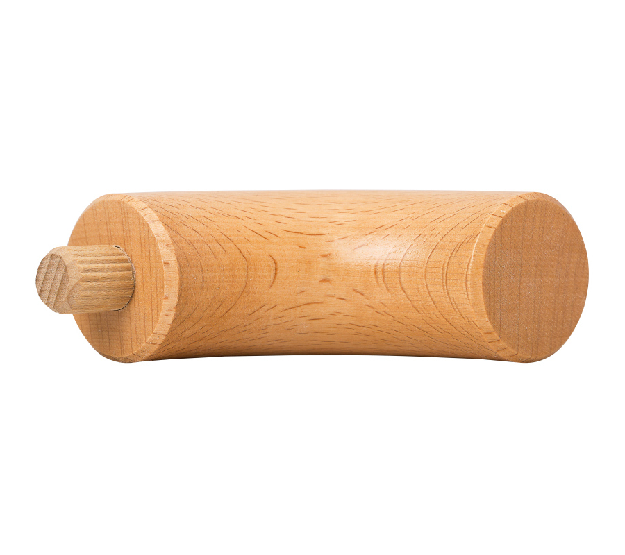 EB-Buche-ged-frontalIz70svw1LoJZW Coude de terminaison 90° - Hêtre feutré - divers diamètres, pour mains courantes rondes