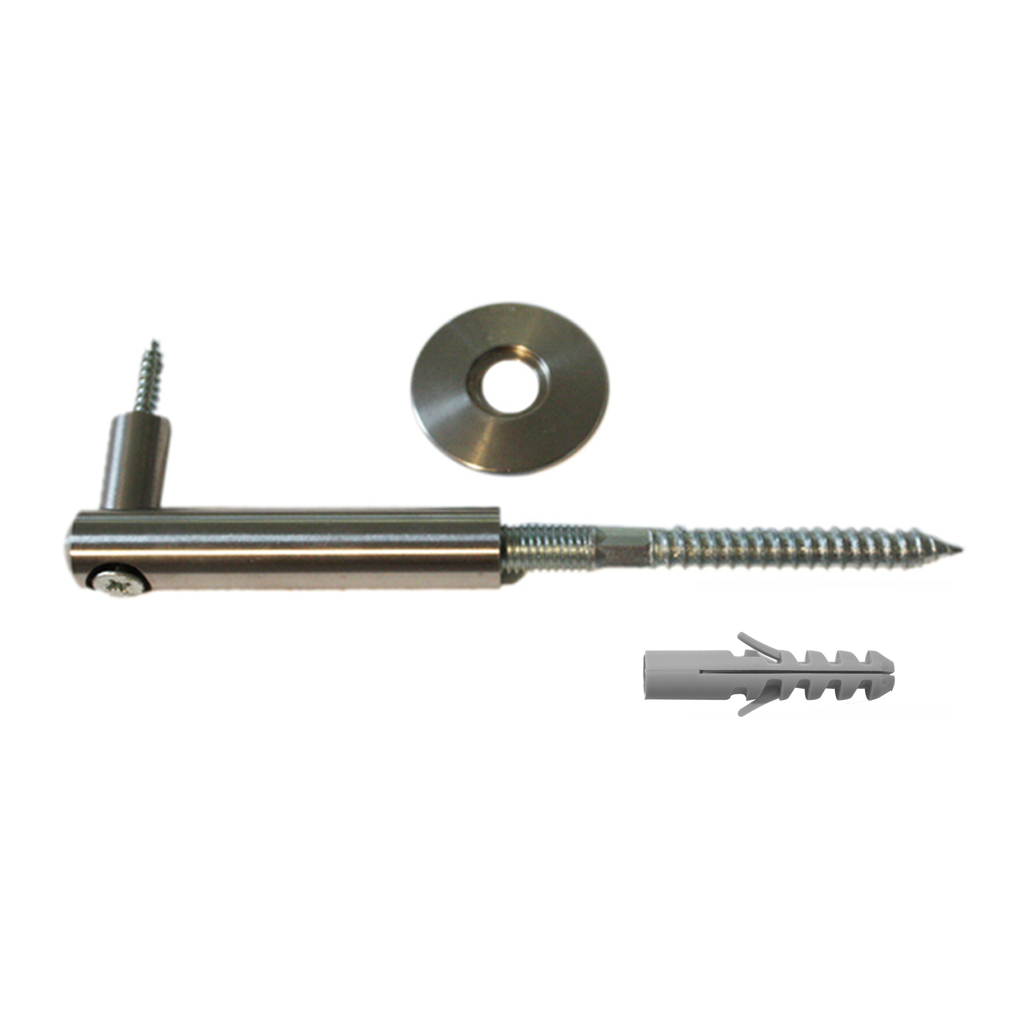 Support de main courante design 05 acier inoxydable pour main courante en bois