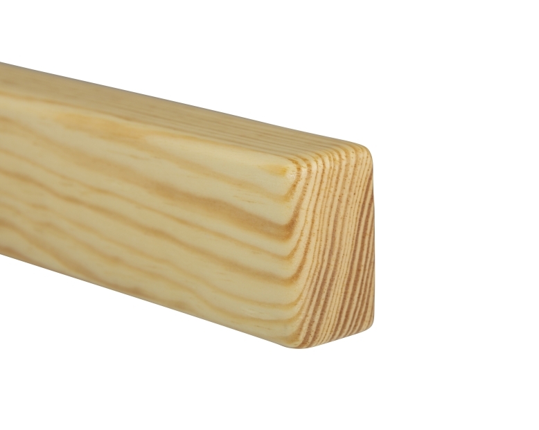 Main courante bois Epicéa / Sapin - rectangulaire 30 x 50 mm