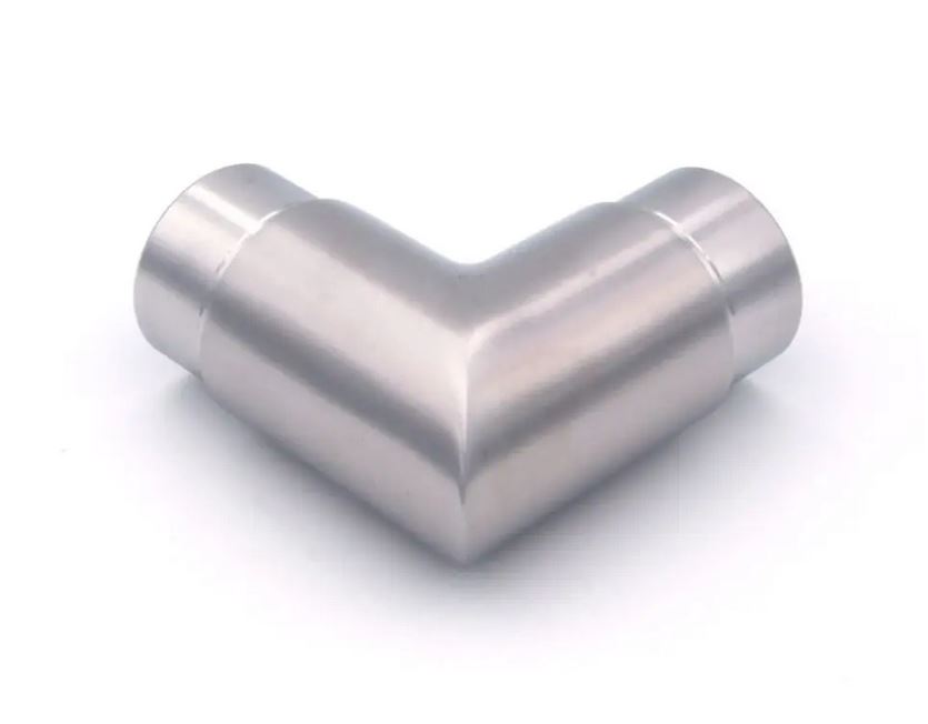 Coude de liaison à 90 ° en inox - 42 mm