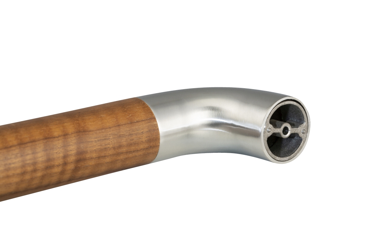 Coude de liaison à 90 ° en inox - 42 mm
