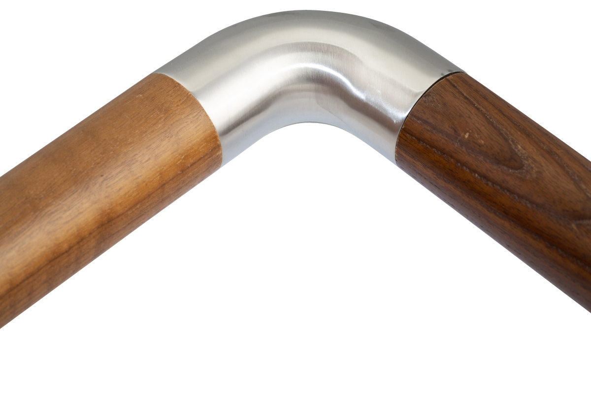 Coude de liaison à 90 ° en inox - 42 mm