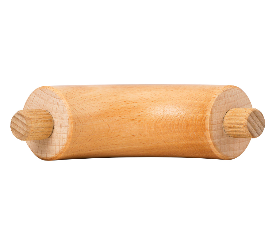 VB-Buche-ged-frontaleQ3IyNPgGPyrj Coude de liaison 90° - Hêtre feutré - divers diamètres, pour mains courantes rondes