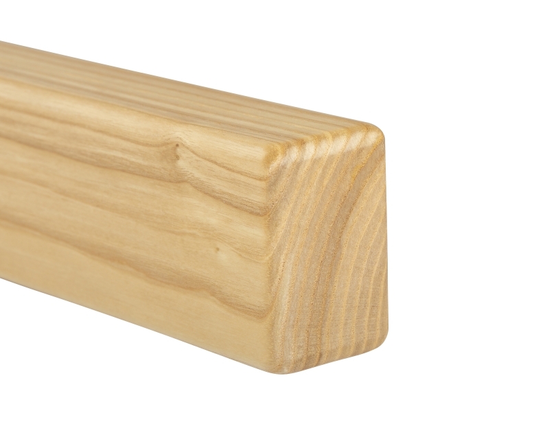 Main courante bois Frêne - rectangulaire 40 x 60 mm
