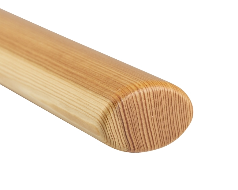 Main courante ovale en pin 40 x 60 mm 