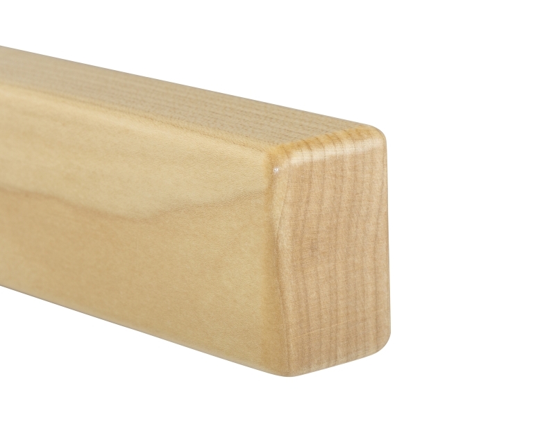 Main courante bois Erable - rectangulaire 40 x 60 mm
