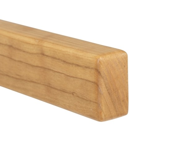 Main courante bois Cerisier - rectangulaire 30 x 50 mm