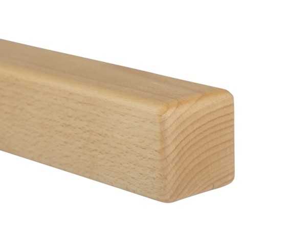 Main courante bois Hêtre - carrée 45 x 45 mm