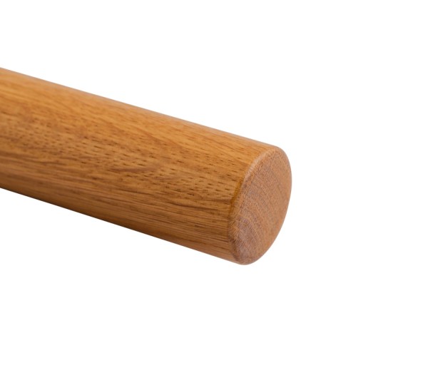 Main courante bois Chêne blanc eur. - ronde diamètre 50 mm
