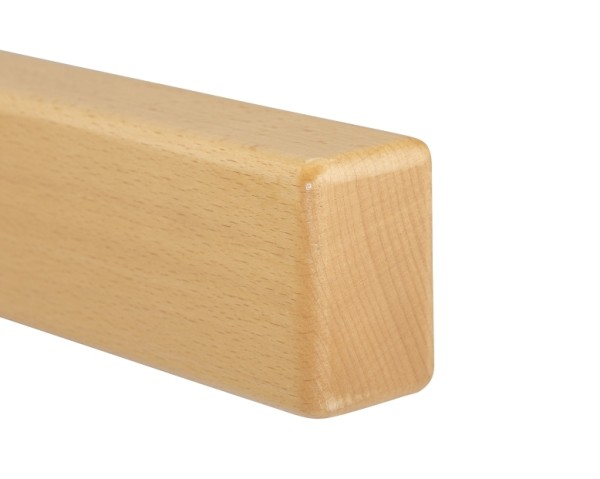 Main courante bois Hêtre - rectangulaire 40 x 60 mm
