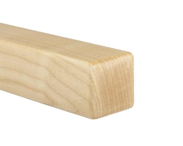 Main courante bois Erable - carrée 45 x 45 mm